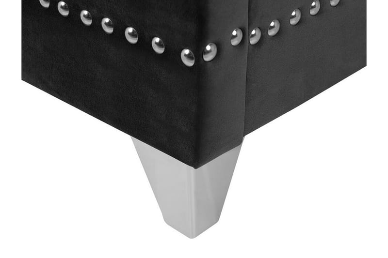 Ayette Dubbelsäng 160x200 cm - Svart/Sammet - Möbler - Sovrum - Sängar - Ramsäng