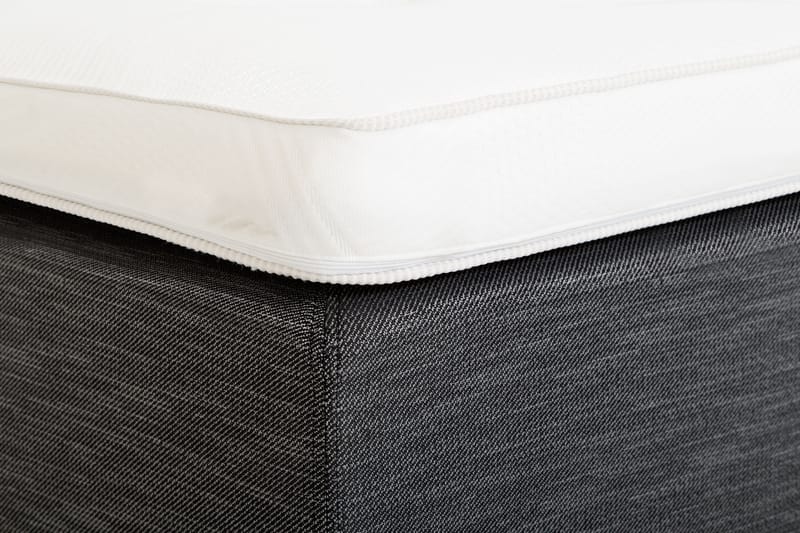 BASIC Komplett Sängpaket Ramsäng 120 Medelfast Latex Grå - Möbler - Sovrum - Sängar - Enkelsängar