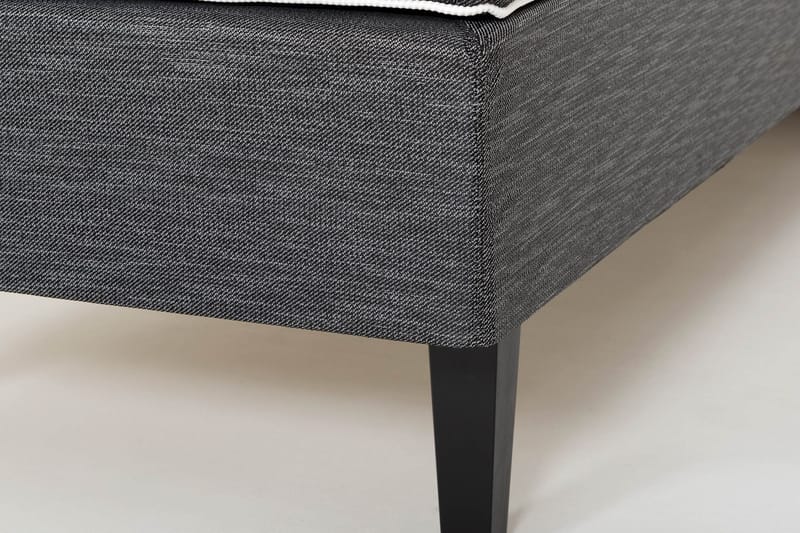 BASIC Komplett Sängpaket Ramsäng 120 Medelfast Polyeter Grå - Möbler - Sovrum - Sängar - Enkelsängar