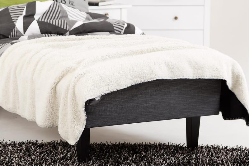 BASIC Ramsäng 80x200 cm Gr�å/Vit - Möbler - Sovrum - Sängar - Enkelsängar