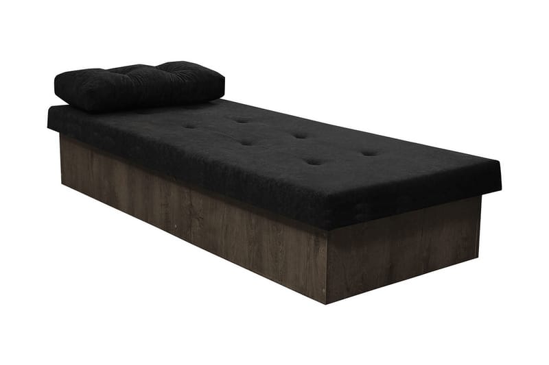 Berta Ramsäng 192x80x38 cm, Mörkt trä