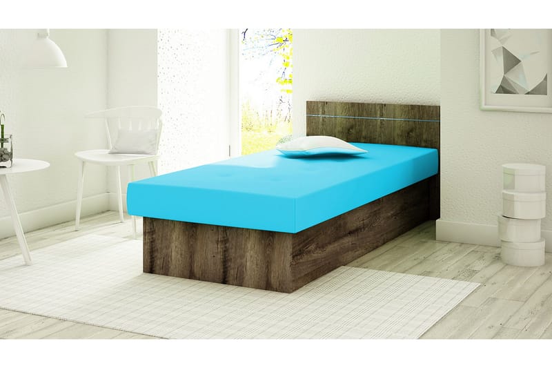 Berta Ramsäng 192x80x68 cm - Mörkt trä - Möbler - Sovrum - Sängar - Ramsäng