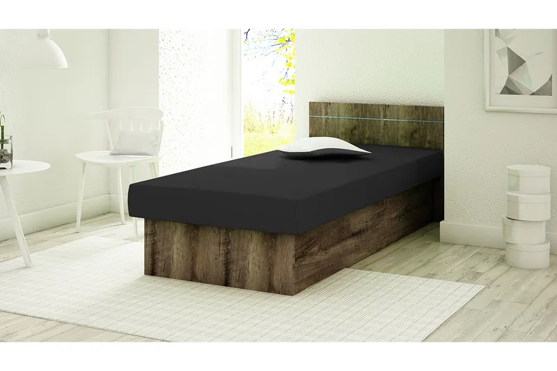 Berta Ramsäng 192x80x68 cm - Mörkt trä - Förvaring - Förvaringsmöbler - Byrå