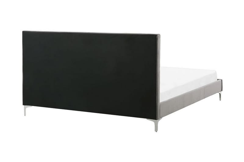 CHARTOIRE Ramsäng 160x200 cm Sammet/Grå - Möbler - Sovrum - Sängar - Ramsäng