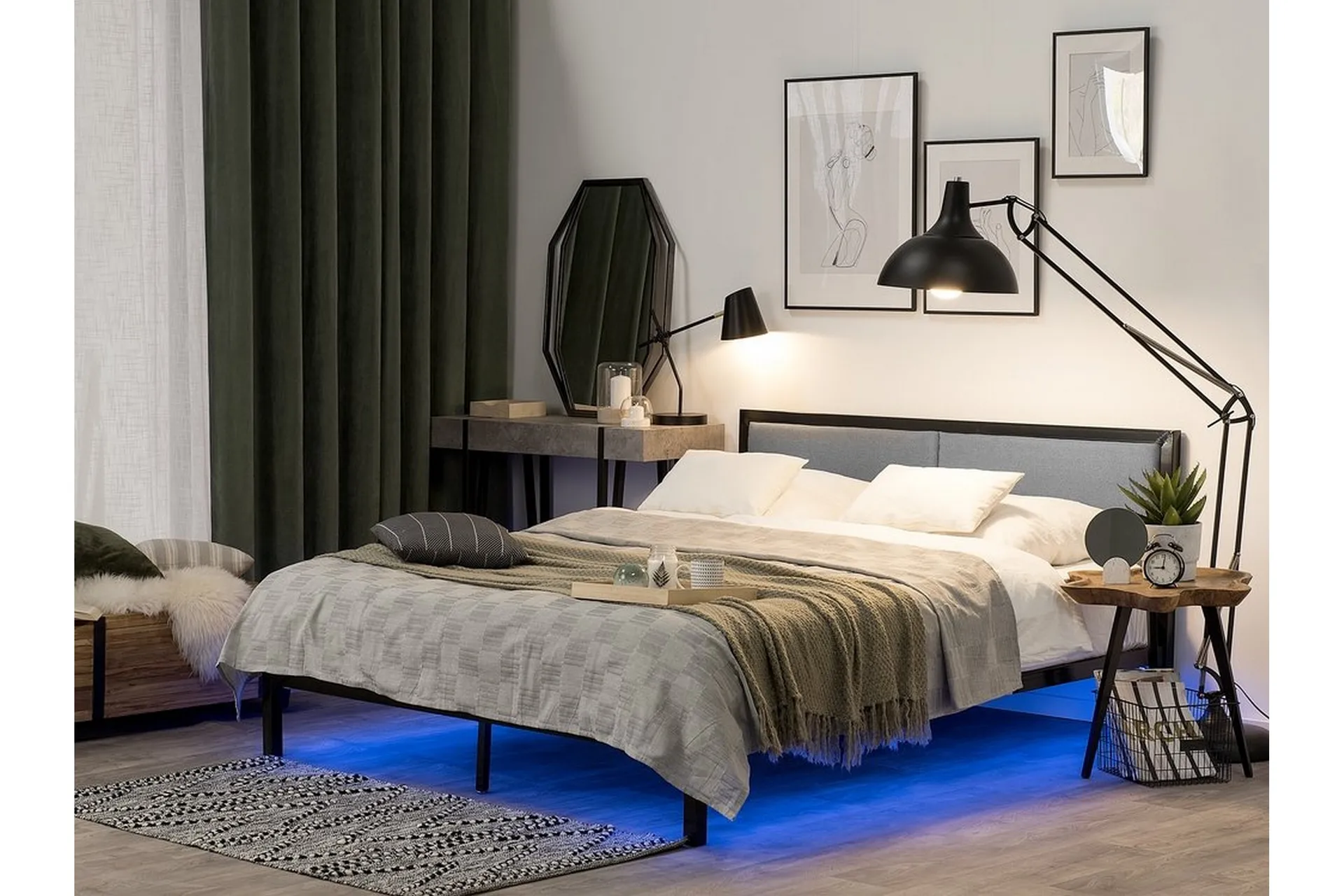 CLAMART S&auml;ngram 160x200 cm -