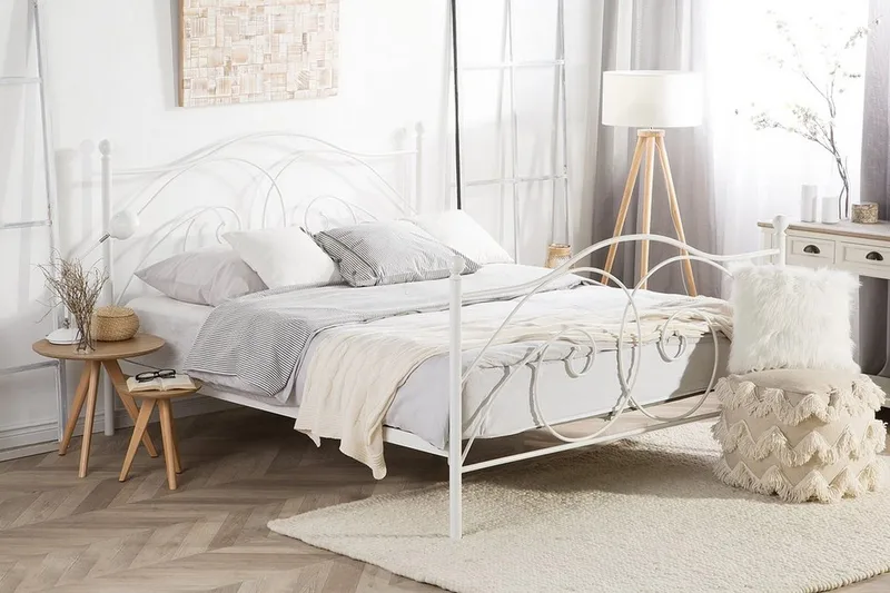 Dinard Dubbelsäng 160|200 cm - Vit - Möbler - Sovrum - Sängar - Ramsäng