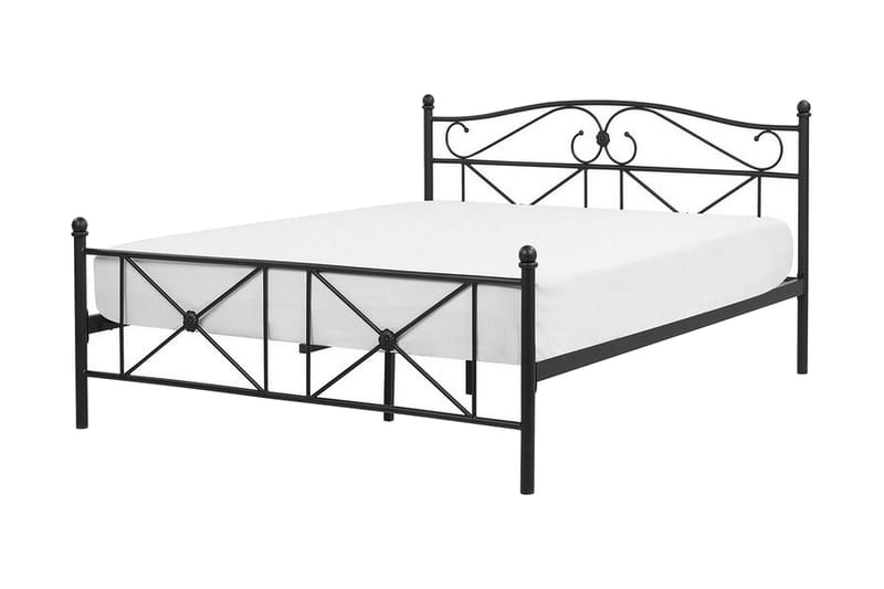 Finnicka Dubbelsäng 140x200 cm - Svart - Möbler - Sovrum - Sängar - Ramsäng