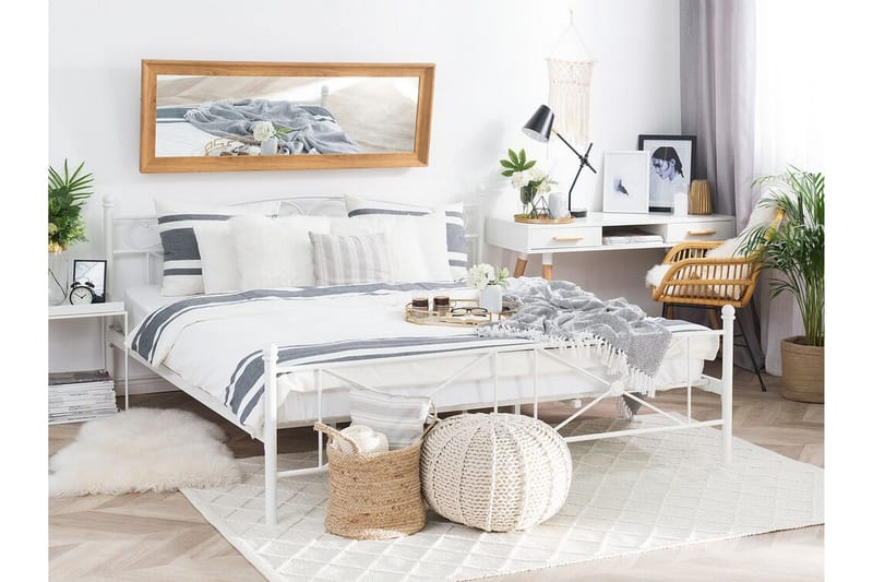 Finnicka Dubbelsäng 140x200 cm - Vit - Möbler - Sovrum - Sängar - Ramsäng