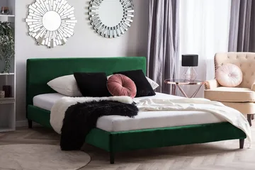 Fitou Sängram 180x200 cm - Grön - Möbler - Sovrum - Sängram & sängstomme