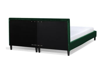 Fitou Sängram 180x200 cm i Sammet med Sänggavel - Grön - Möbler - Sovrum - Sängram & sängstomme