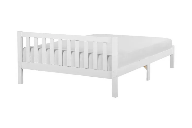 Florac Sängram 140x200 cm - Vit - Möbler - Sovrum - Sängar - Ramsäng