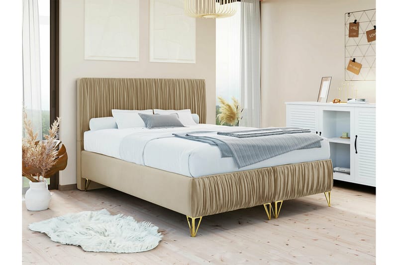 Gortin Ramsäng 180x200 cm Beige - Möbler - Sovrum - Sängar - Ramsäng