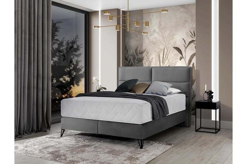 Hayao Sängpaket Ramsäng 160x200 cm Grå - Möbler - Sovrum - Sängar - Ramsäng