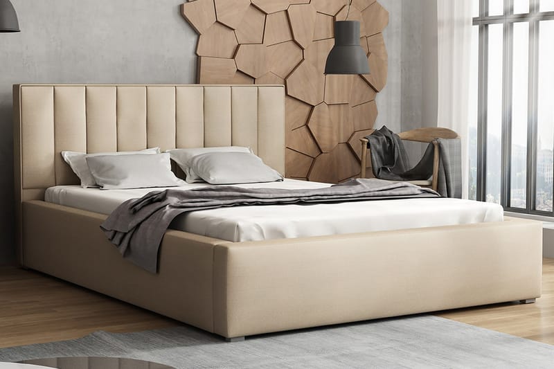 IDEAL Ramsäng 223x160x93 cm - Beige - Möbler - Sovrum - Sängar - Ramsäng