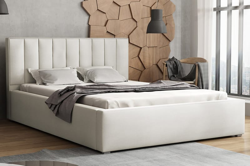 IDEAL Ramsäng 223x200x93 cm - Vit - Möbler - Sovrum - Sängar - Ramsäng