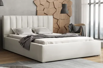 Ideal Ramsäng 223x200x93 cm - Vit - Möbler - Sovrum - Sängram & sängstomme