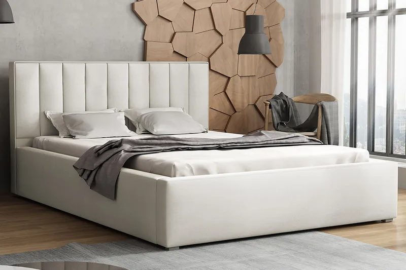 Ideal Ramsäng 223x200x93 cm - Vit - Möbler - Sovrum - Sängar - Ramsäng