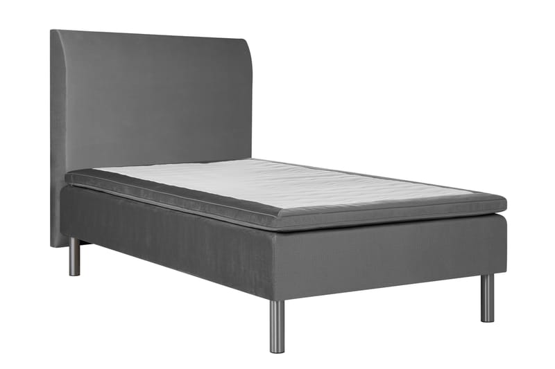 JOLLY PLUSS Sängpaket Ramsäng 120x200 cm Grå - Grå - Möbler - Sovrum - Sängar - Komplett Sängpaket