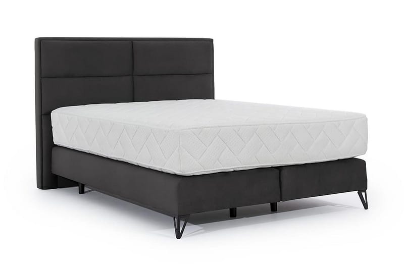 Kasyap Sängpaket Ramsäng 140x200 cm - Mörkgrå - Möbler - Sovrum - Sängar - Ramsäng