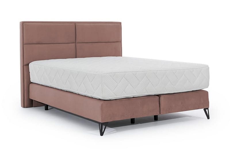 Kasyap Sängpaket Ramsäng 140x200 cm - Rosa - Möbler - Sovrum - Sängar - Ramsäng