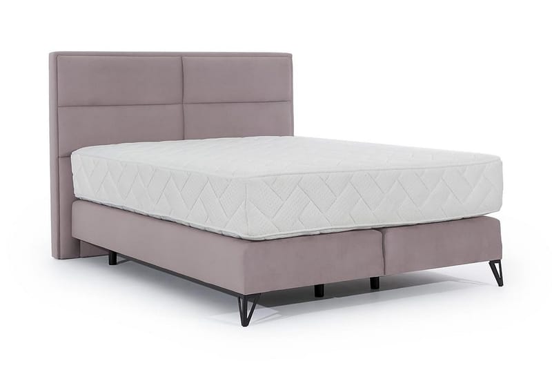 Kasyap Sängpaket Ramsäng 160x200 cm - Ljusrosa - Möbler - Sovrum - Sängar - Ramsäng