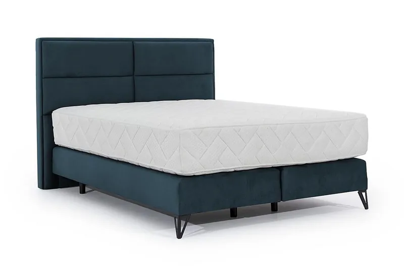 Kasyap Sängpaket Ramsäng 160x200 cm - Mörkblå - Möbler - Sovrum - Sängar - Ramsäng