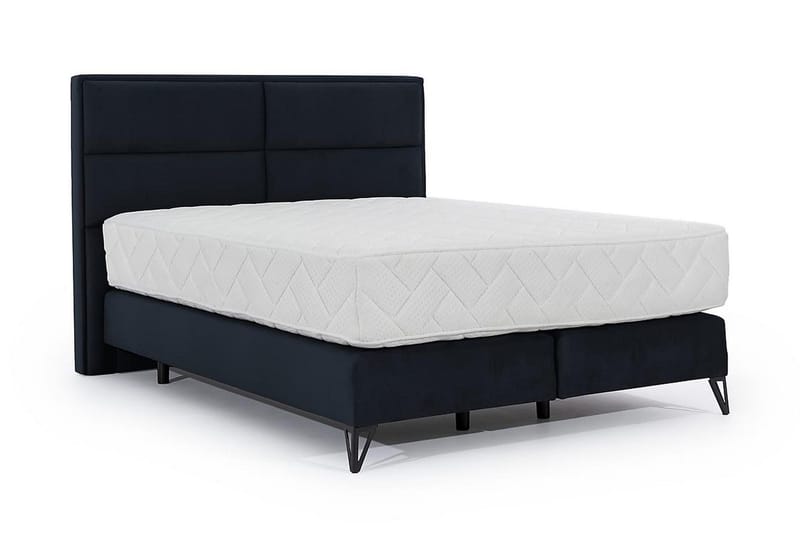 Kasyap Sängpaket Ramsäng 160x200 cm - Mörkblå - Möbler - Sovrum - Sängar - Ramsäng