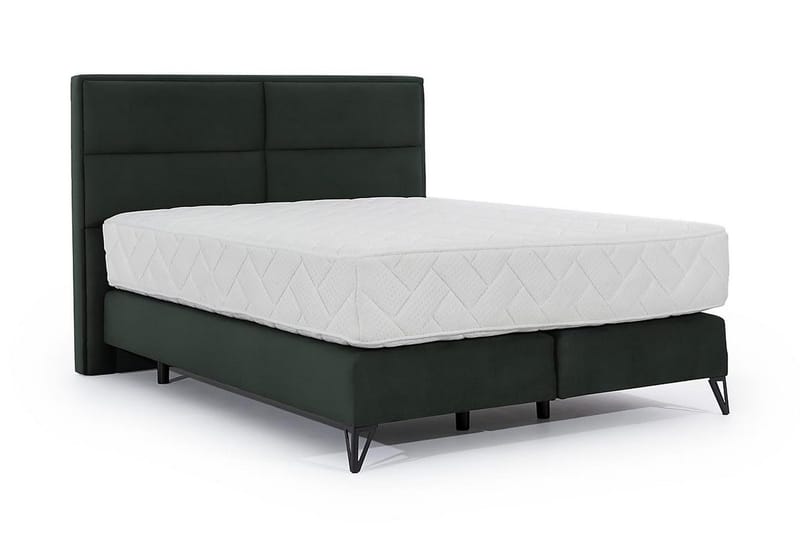 Kasyap Sängpaket Ramsäng 160x200 cm - Mörkgrön - Möbler - Sovrum - Sängar - Ramsäng