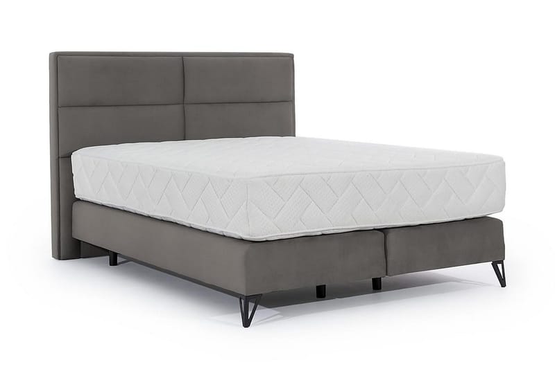 Kasyap Sängpaket Ramsäng 180x200 cm - Grå - Möbler - Sovrum - Sängar - Ramsäng