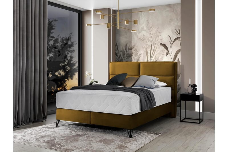 Kasyap Sängpaket Ramsäng 180x200 cm - Ljusbrun - Möbler - Sovrum - Sängar - Ramsäng