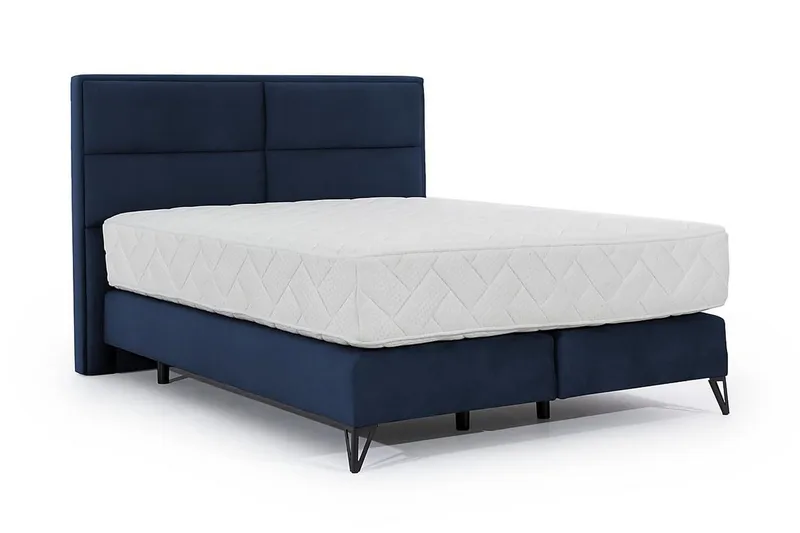 Kasyap Sängpaket Ramsäng 180x200 cm - Mörkblå - Möbler - Sovrum - Sängar - Ramsäng