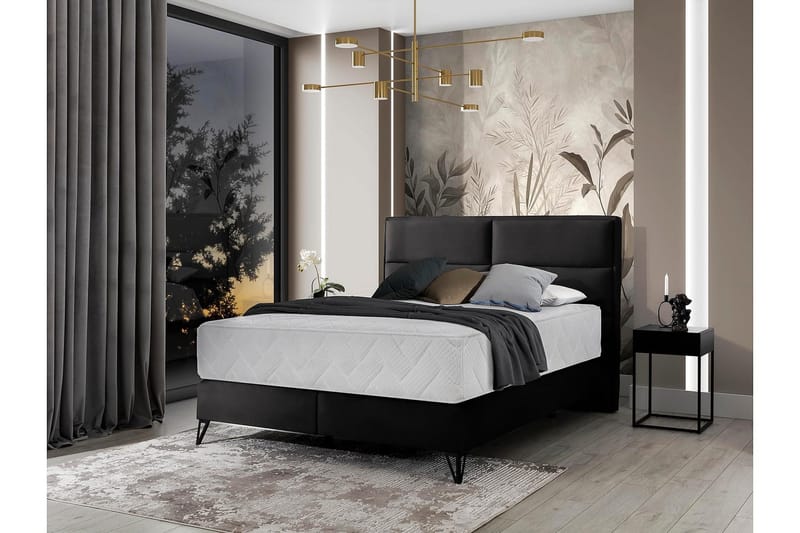 Kasyap Sängpaket Ramsäng 180x200 cm - Mörkgrå - Möbler - Sovrum - Sängar - Ramsäng
