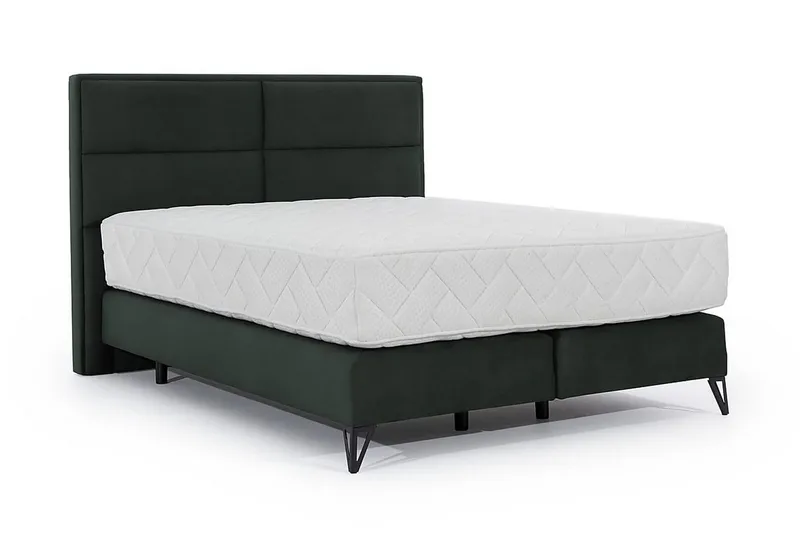 Kasyap Sängpaket Ramsäng 180x200 cm - Mörkgrön - Möbler - Sovrum - Sängar - Ramsäng