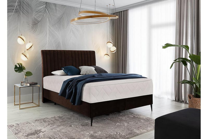 Katsuo Sängpaket Ramsäng 140x200 cm - Brun - Möbler - Sovrum - Sängar - Ramsäng