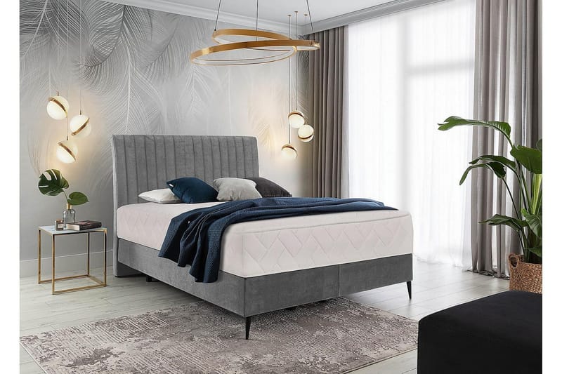 Katsuo Sängpaket Ramsäng 140x200 cm - Ljusgrå - Möbler - Sovrum - Sängar - Ramsäng