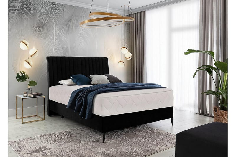 Katsuo Sängpaket Ramsäng 140x200 cm - Svart - Möbler - Sovrum - Sängar - Ramsäng