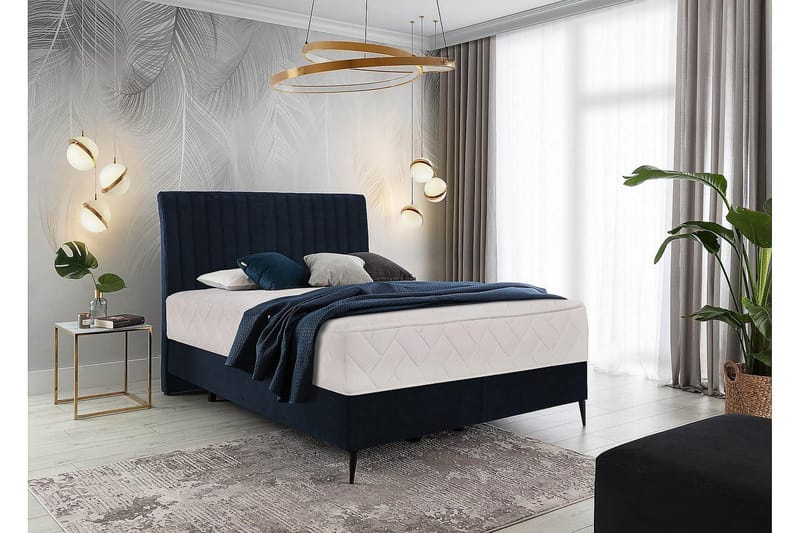 Katsuo Sängpaket Ramsäng 160x200 cm - Mörkblå - Möbler - Sovrum - Sängar - Ramsäng