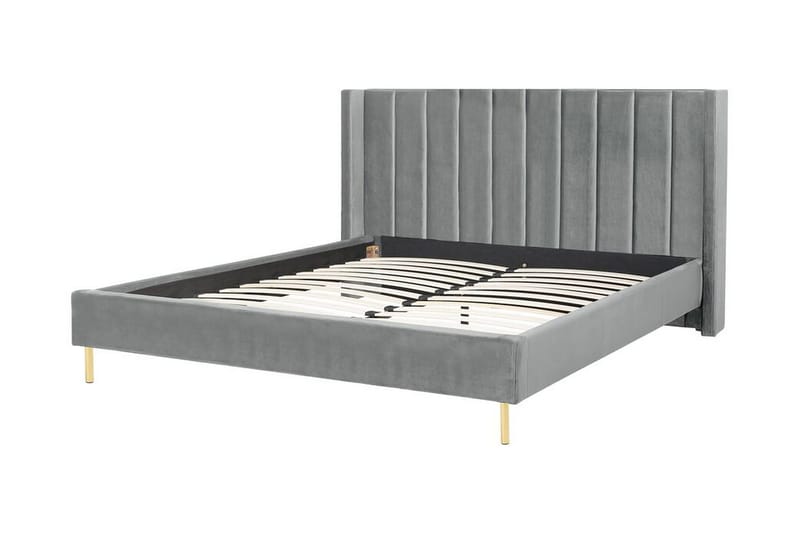 Krukö Dubbelsäng 160x200 cm - Grå - Möbler - Sovrum - Sängar - Ramsäng