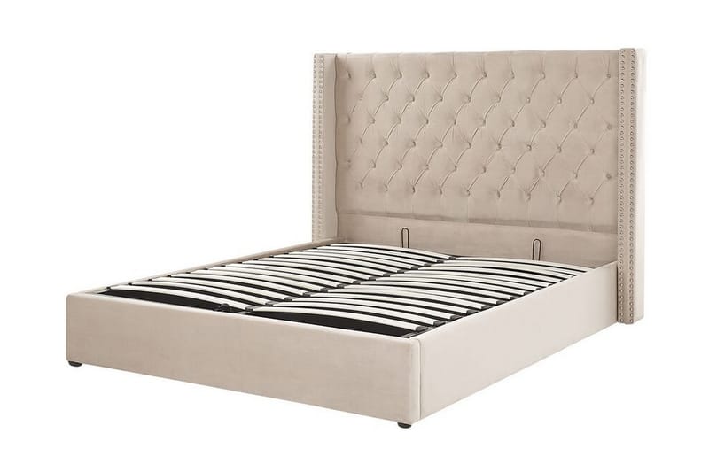 KVARNEN Dubbelsäng 160x200 cm Beige - Möbler - Sovrum - Sängar - Ramsäng