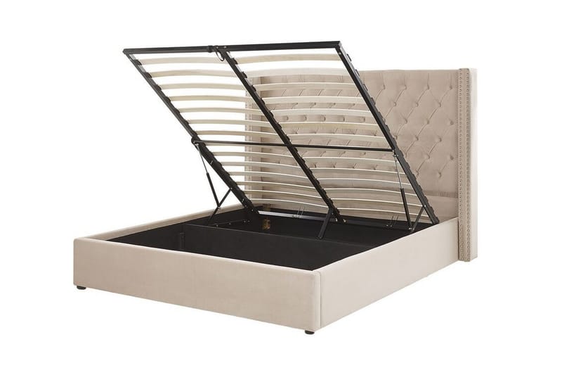 Kymmen Dubbelsäng 160x200 cm - Beige - Möbler - Sovrum - Sängar - Ramsäng