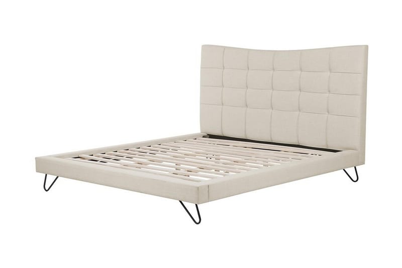 Lannion Dubbelsäng 180200 cm Beige - Beige - Möbler - Sovrum - Sängar - Ramsäng