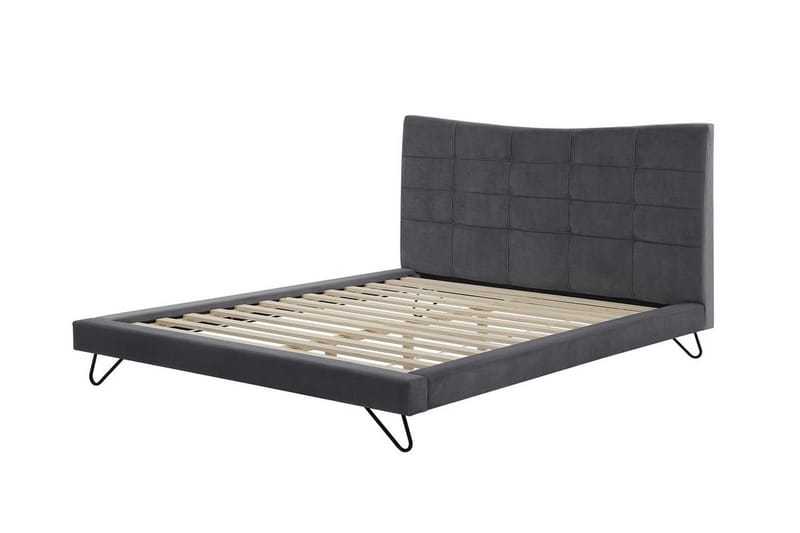 Lannion Sängram 160x200 cm - Grå - Möbler - Sovrum - Sängar - Ramsäng