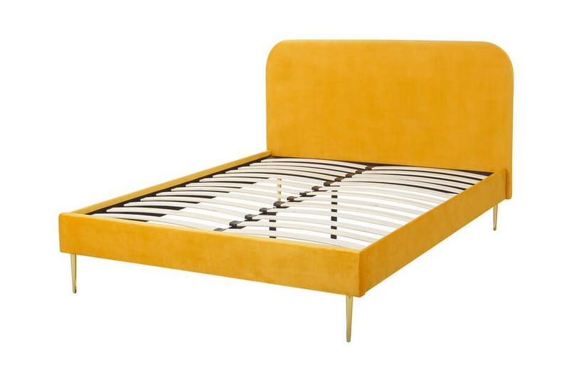Larochelle Dubbelsäng 140x200 cm - Gul - Möbler - Sovrum - Sängar - Ramsäng