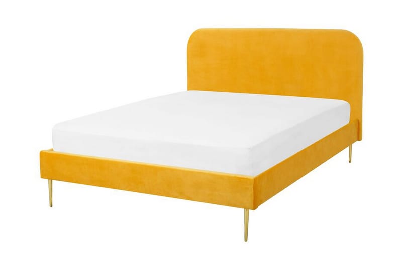 Larochelle Dubbelsäng 140x200 cm - Gul - Möbler - Sovrum - Sängar - Ramsäng