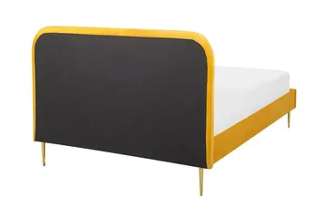 Larochelle Dubbelsäng 140x200 cm - Gul - Möbler - Sovrum - Sängram & sängstomme
