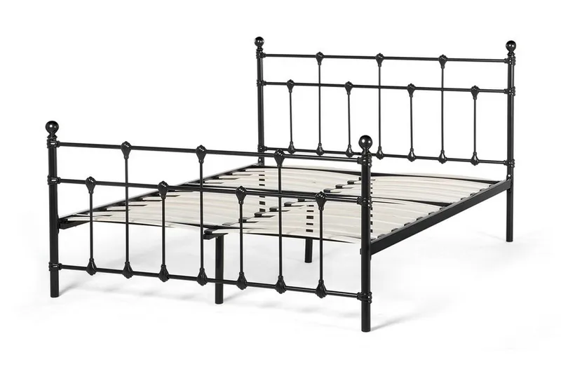 Lyn Dubbelsäng 160 200 cm Svart - Svart - Möbler - Sovrum - Sängar - Ramsäng