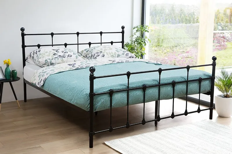 Lyn Dubbelsäng 160 200 cm Svart - Svart - Möbler - Sovrum - Sängar - Ramsäng