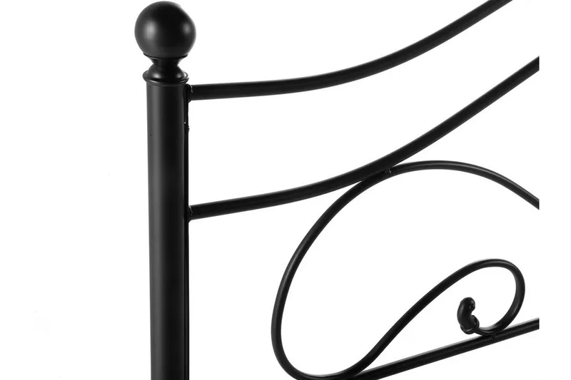 Lyra Dubbelsäng 160200 cm - Svart - Möbler - Sovrum - Sängar - Ramsäng