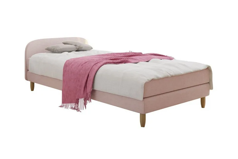 Midfeld Ramsäng 120x200 cm Ljusrosa