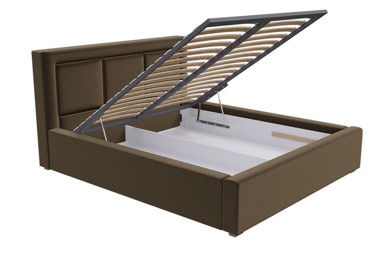 Modena Ramsäng 223x200x93 cm - Mörkgrå - Möbler - Sovrum - Sängar - Ramsäng